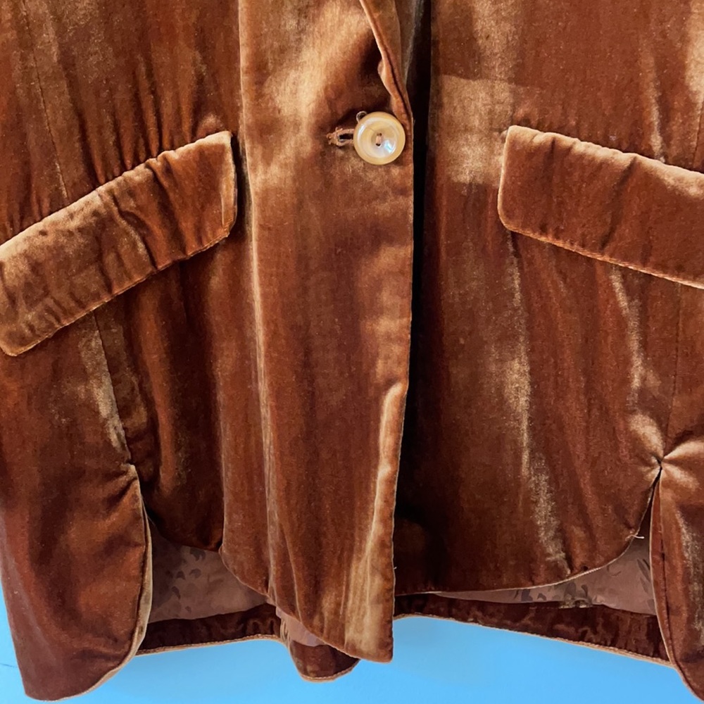 Velvet Brown Blazer for Women - Picture 5 of 11
